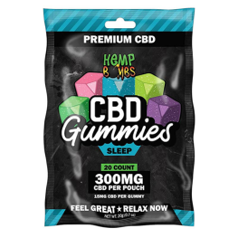 300mg CBD Sleep Gummies Hemp Bombs