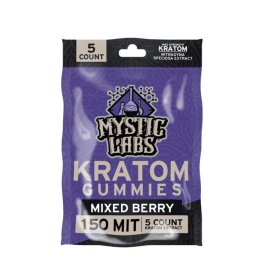 5ct Kratom Gummies Buy Mystic Labs Mitragynine 30mg