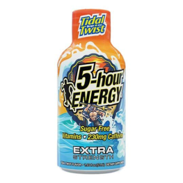 5 Hour Energy Extra Strength 230mg Caffeine Tidal Twist Drink