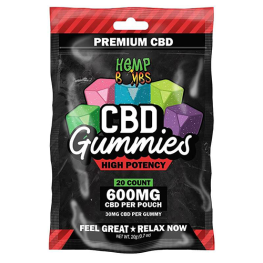 600mg High Potency CBD Gummies Hemp Bombs