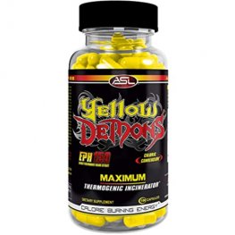 Yellow Demons 150 EPH ASL Thermogenic Belly Fat Burner 100ct