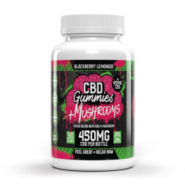 CBD Gummies + Mushrooms Hemp Bombs Focus Gummy