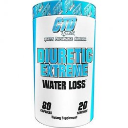 Diuretic Extreme CTD Sports 80 Capsules Water Loss Muscle Define