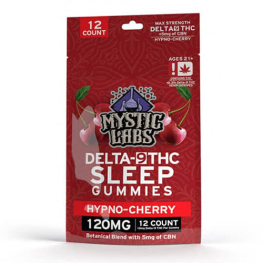 Delta-9 THC Sleep Gummies 120mg Mystic Labs 12ct