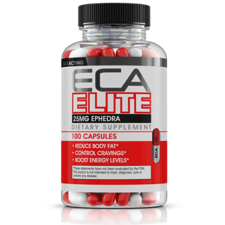 ECA Elite Ephedra Synephrine Yohimbe Weight Loss Pills 100ct