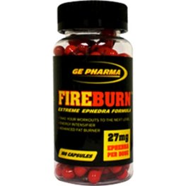 Fire Burn GE Pharma 27mg Ephedra with Hoodia 100ct