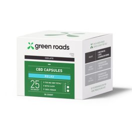 CBD Capsules Green Roads 25mg Extra Strength High Quality 30ct