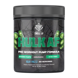 Hulk AF Pre-Workout Pump Formula Non Stimulant Swole
