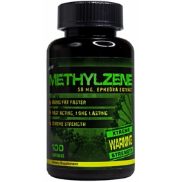 Methylzene 50mg Ephedra Fast Acting Metabolism Booster 100ct