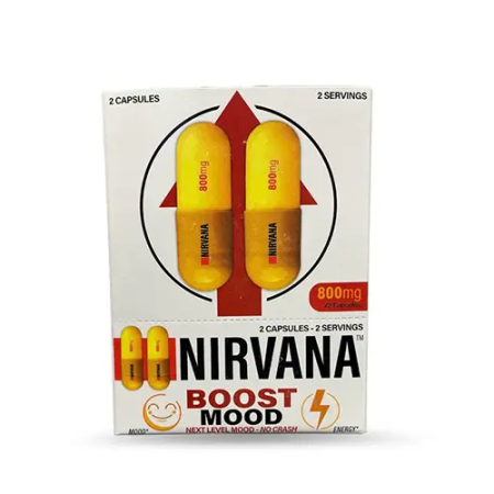 Nirvana Boost Mood Pills 800mg Lasts 10 Hours No Crash