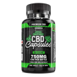 CBD Capsules 750mg Original Hemp Bombs Pure Daily Zero THC 50ct  CBD Capsules 750mg Original Hemp Bombs Pure Daily Zero THC 50ct
