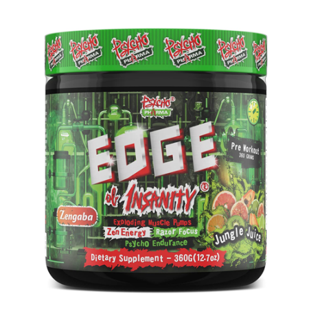 Edge of Insanity Psycho Pharma Pre-Workout Best Powder