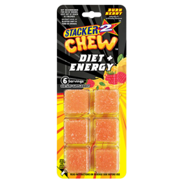 Stacker 2 Chew Diet + Energy Caffeine Gummy