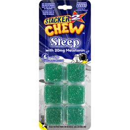 Stacker 2 Sleep Chew Gummies 20mg Melatonin