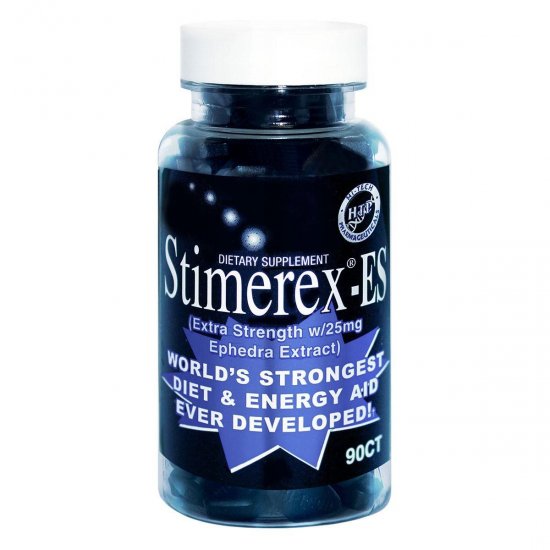 Stimerex-ES Hi Tech 25mg Ephedra Black Diamond Energy Supplement - Click Image to Close