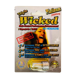 Wicked Triple 2000 Max Size Male Enhancement Pills