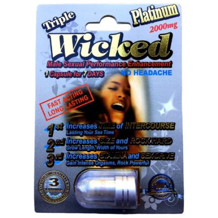 Triple Wicked Platinum 2000 Male Enhancement Pills