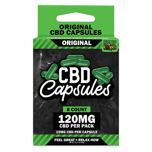 120mg CBD Capsules Original Hemp Bombs