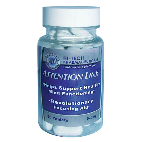 Attention Link Hi-Tech 60 Tablets Cognitive Function Focus ADHD