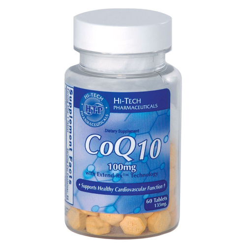 Co-Q10 100mg Supports Heart Health Oxidative Stress Hi-Tech 60ct
