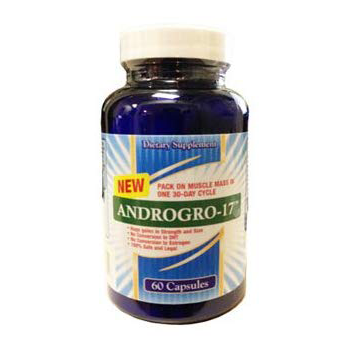Androgro-17 Super 4-DHEA Prohormone for Mass 30 Day Cycle