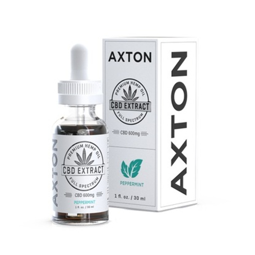 CBD Extract Axton Organic Full Spectrum Hemp Oil 20mg Dosage