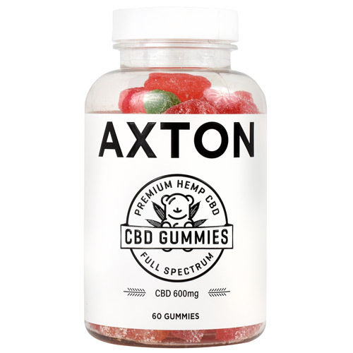 CBD Gummies Axton Full Spectrum 10mg Cannibodiol for Pain 60ct