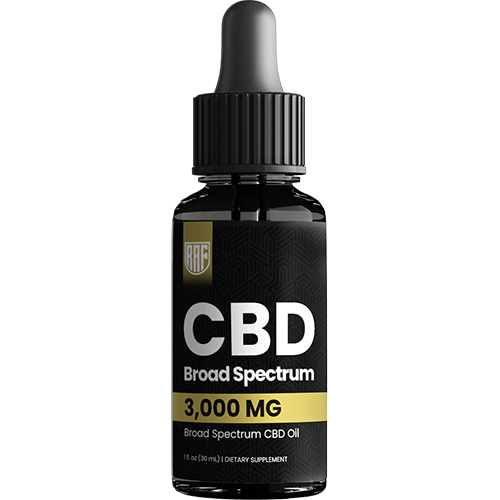 CBD Broad Spectrum Hemp Extract Oil 3,000 MG Swole RAF