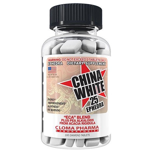 China White 25 Ephedra Weight Loss Pills Lose 20 Pounds 100ct