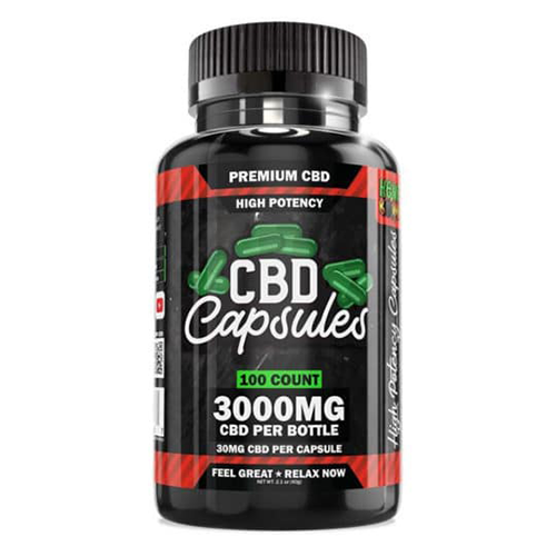 High Potency 30mg CBD Capsules 3000mg Mood, Pain, Sleep, Anxiety