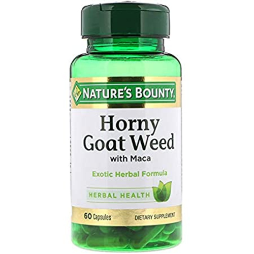 Horny Goat Weed with Maca Natures Bounty Cheap Sex Pills 60ct