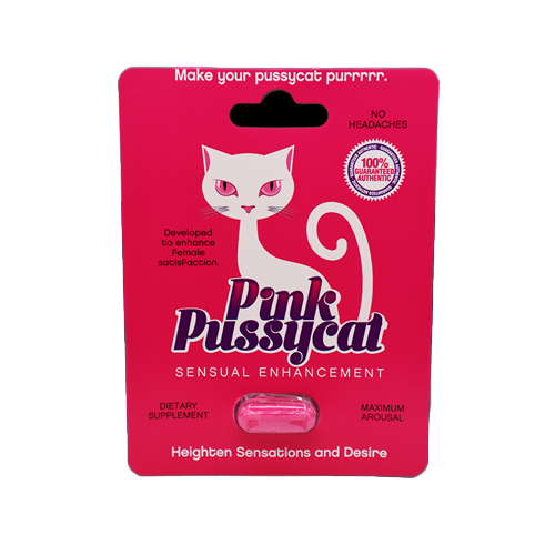 Pink Pussycat Pill Sexual Enhancement for Women Single Pack 1ct - Click Image to Close