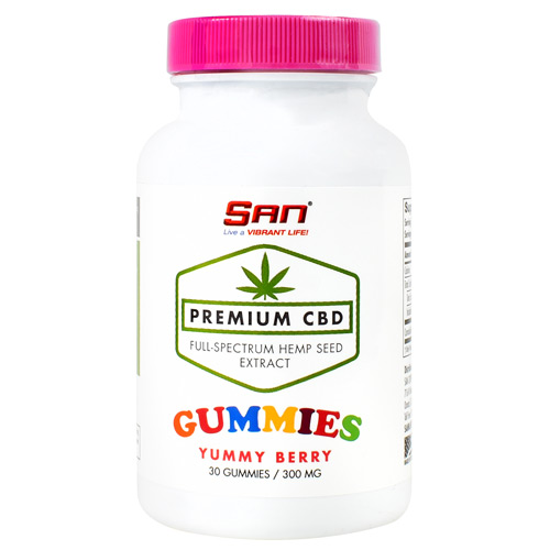 Premium CBD 10mg Gummies SAN Not Pot Non-GMO Hemp Seed 300mg