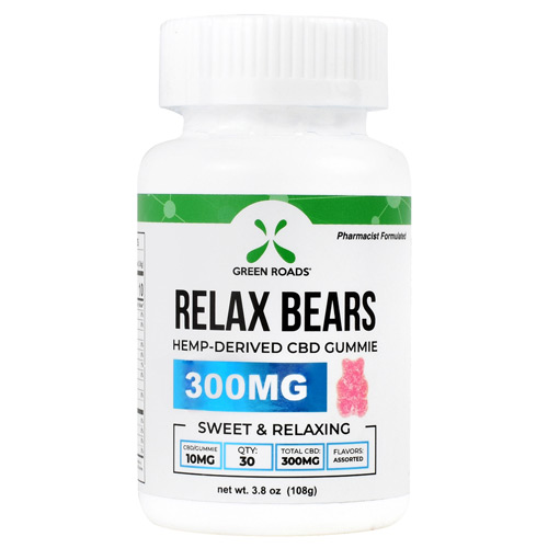 Relax Bears Green Roads 10mg CBD Gummies Help with Anxiety 30ct