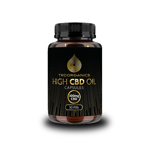 Tru Organics High CBD Oil Capsules 300mg CBD 30