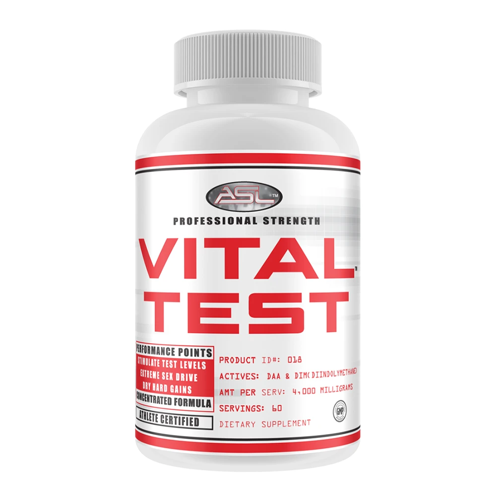 Vital Test Anabolic Science Labs DAA DIM Testosterone Supplement