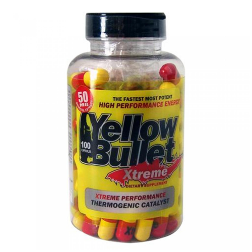 Yellow Bullet Xtreme Ephedra Fat Burner Lose Weight Fast 100ct - Click Image to Close