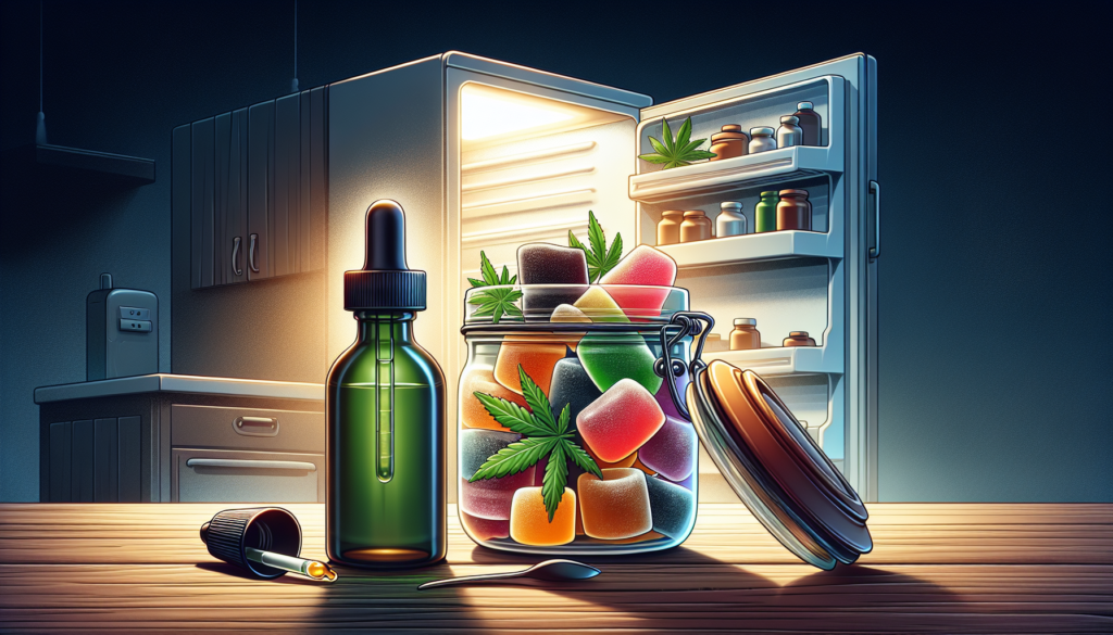should cbd be refrigerated, gummies, tincture, and oils